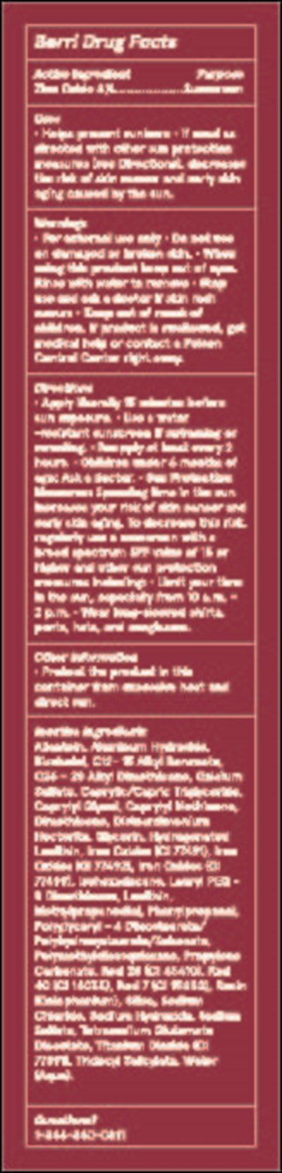 Dosage And Administration (Over Label Berri 4220)